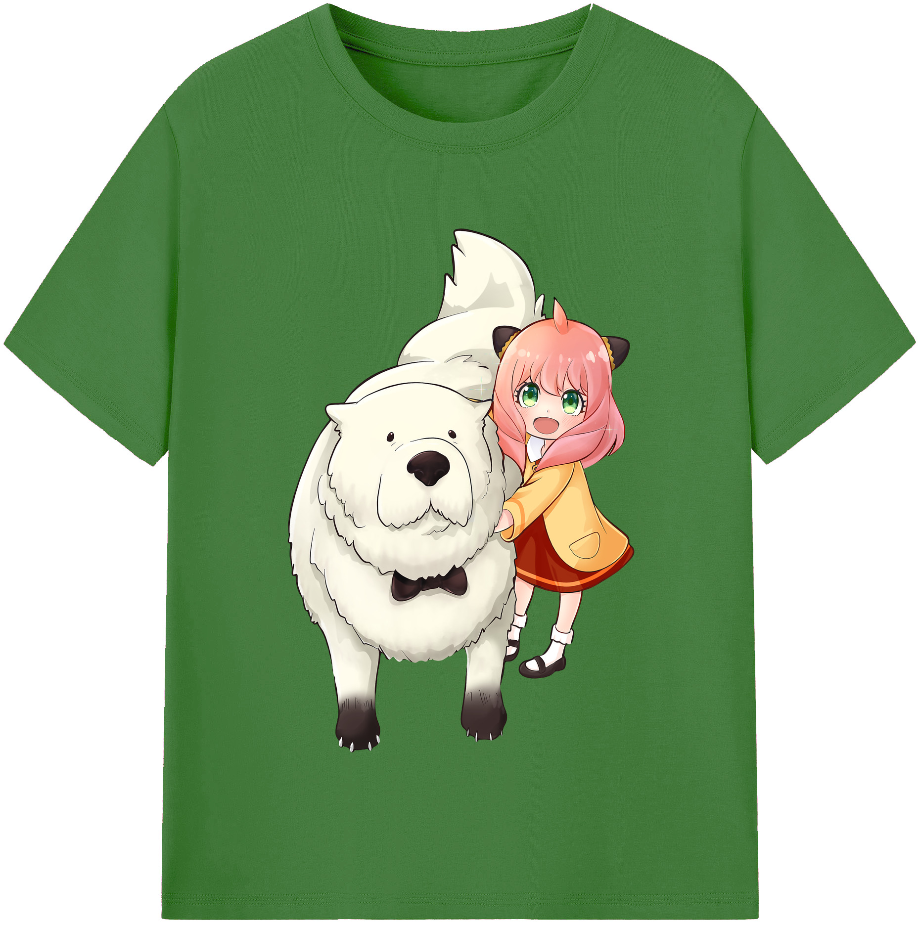 （画像用） SPY×FAMILY间谍家家酒 レディースカジュアルプリントTシャツ（綿100％）
